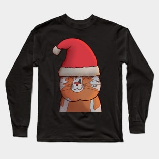 Happy santa cat Long Sleeve T-Shirt